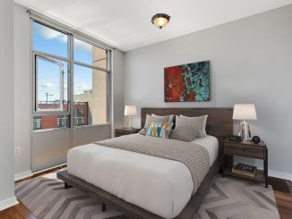 Photo of penthouse bedroom at 177 Townsend Unit 1126, San Francisco, CA 94107