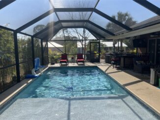 Picture of the pool of the house at 491 Kumquat Ave, Sebastian, FL 32958